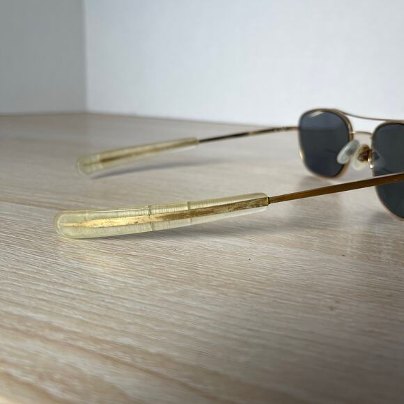 Randolph Engineering RE FGN Italy USA Sunglasses Gold FRAMES ONLY 52-20-140 - Picture 8 of 9